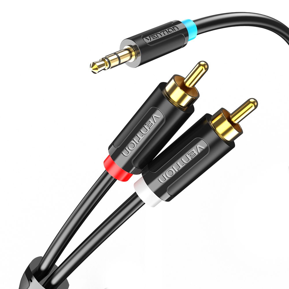 벤션 순동 3.5mm 스테레오 2 RCA 오디오 케이블 BCL 5m, 1개 - 상세 이미지 2