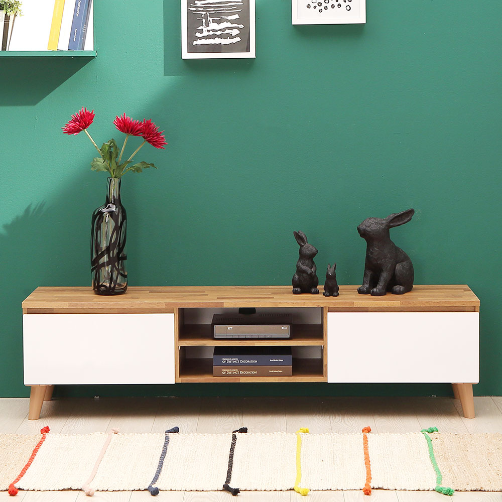 카이 모던 북유럽 1800 TV다이 거실 서랍장 티비 테이블 수납장 거실장