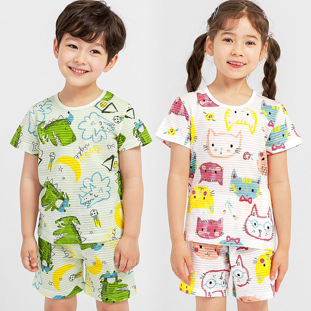 5부자가드 반팔 아동여름내의 유아내복 아기옷