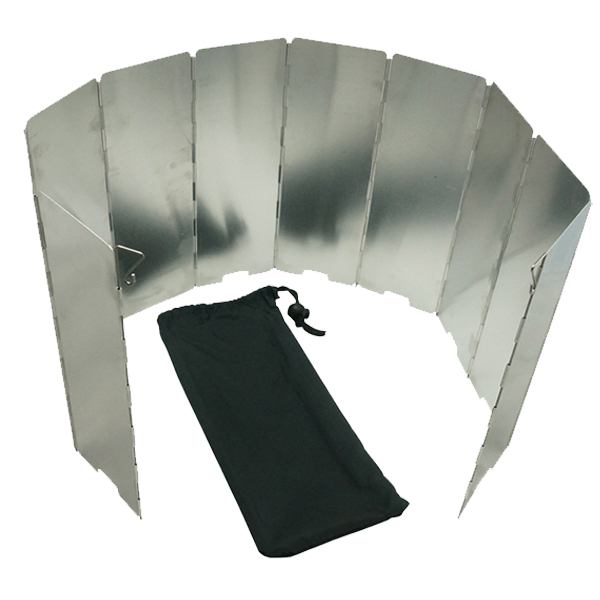 캠핑 버너 바람막이 미니 실버 휴대용 캠핑 야외 가스 취사 화로 기름튐방지