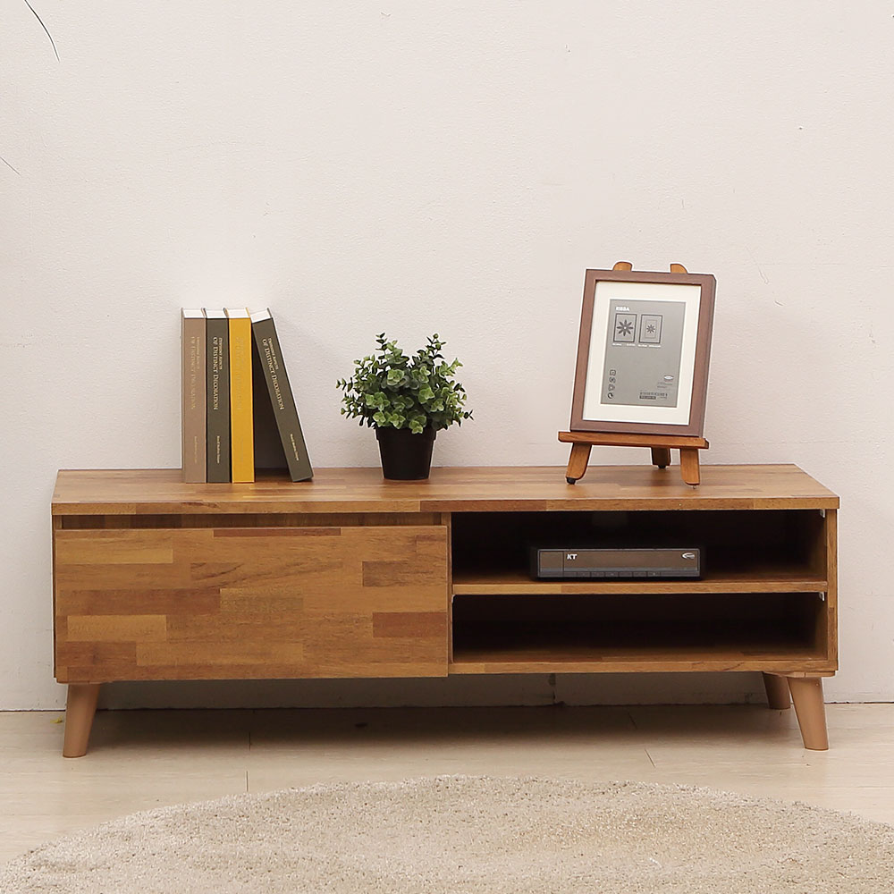 카이 2400 낮은 거실장 모던 TV다이 선반 수납장