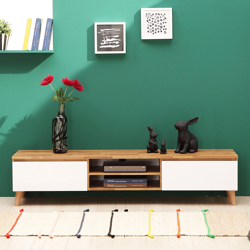 카이 모던 북유럽 1800 TV다이 거실 서랍장 티비 테이블 수납장 거실장