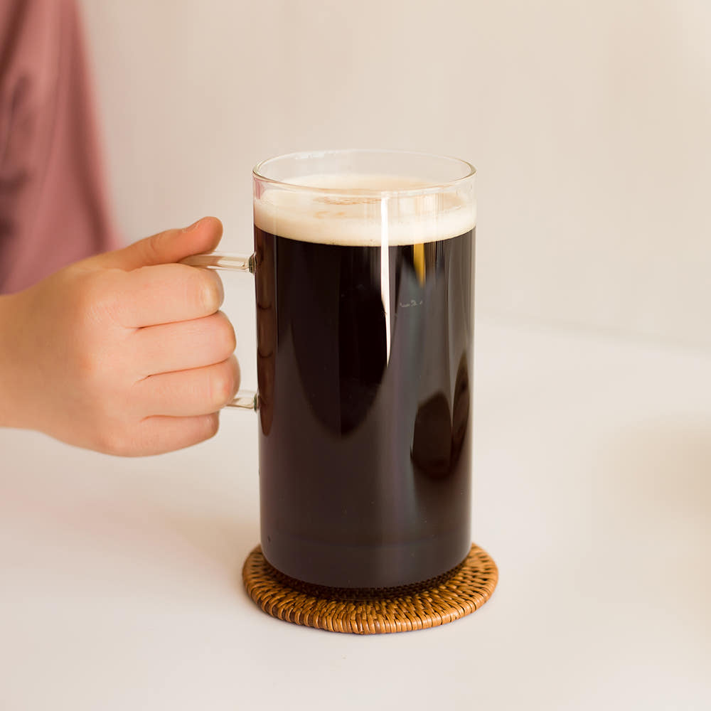 손잡이 투명유리컵