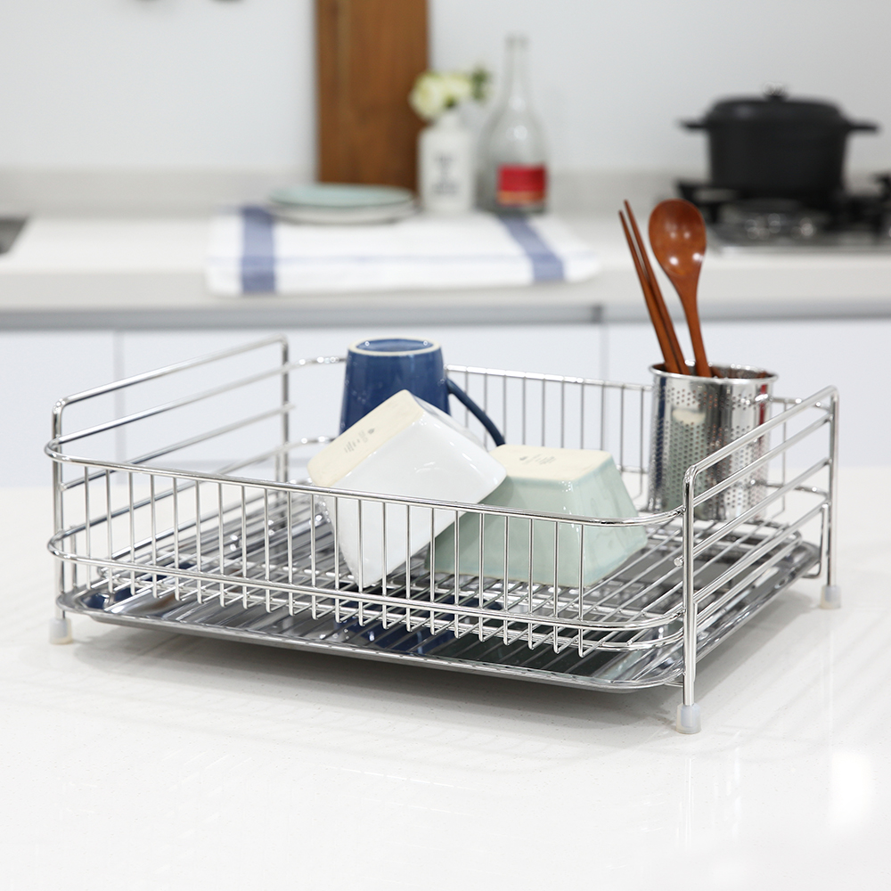 아이넥스 솔리드 1단 식기건조대 대 설거지건조대 스텐건조대 그릇정리대