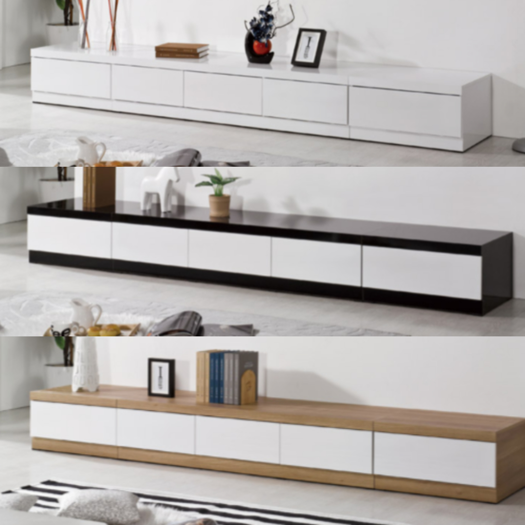 고급 거실장 티브 다이 낮은티비장 티비 다이 서랍장