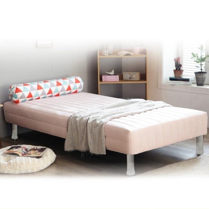 미니 싱글침대 매트리스 일체형 원룸 침대 S 푹신한 자취방침대 여아 초등 학생 발통 베드