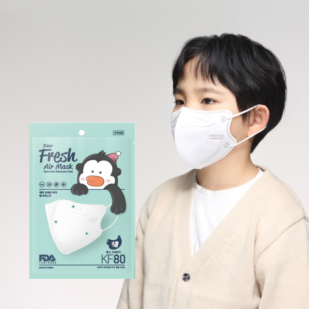 에버프레쉬 KF80 에어 소형 새부리형 마스크 50매