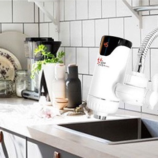 가정용 전기 순간 온수기 욕실 수도꼭지 순간 온수기 가로형