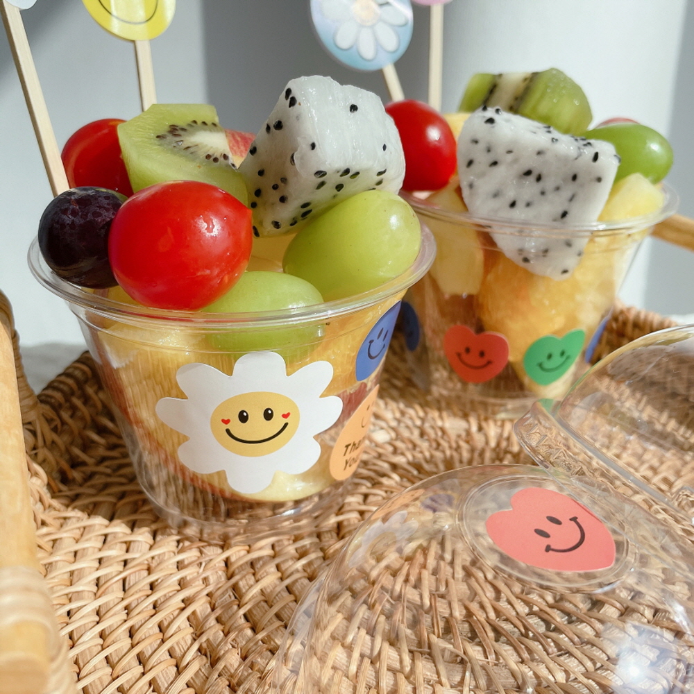 과일컵 용기 20p 쿠키 티라미수 디저트 빙수 떡 포장 용기 255ml - 상세 이미지 2