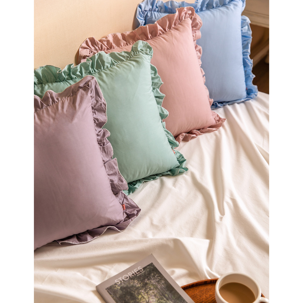 마벨로제 블라썸 프릴 쿠션커버 쇼파 쿠션 커버 방석 45x45