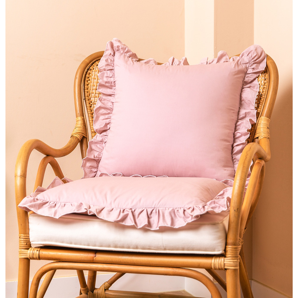 마벨로제 블라썸 프릴 쿠션커버 쇼파 쿠션 커버 방석 45x45