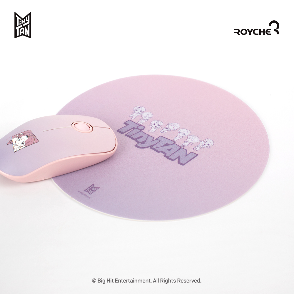 BTS 타이니탄 마우스 단패드 방탄소년단 PC 악세서리 굿즈 핑크 이미지 6