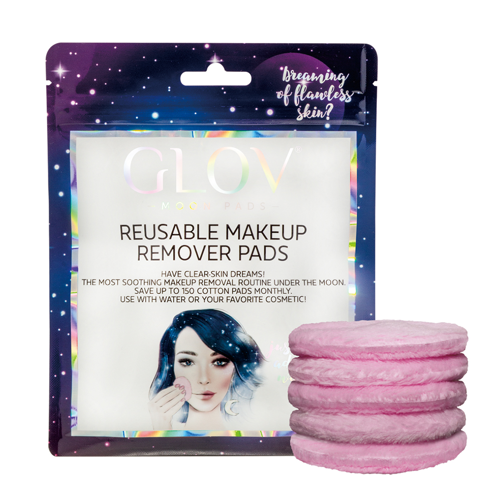 폴란드 GLOV MOON PADS 글로브 문패드 포인트글로브 5개입 하이드로 데마끼아쥬 물로만 세안 클렌징 리무버 - 메인 이미지