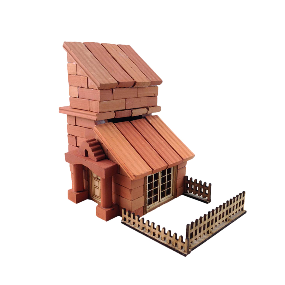 티처스 DIY 벽돌집 미니어쳐 하우스 만들기 건축 시뮬레이션 별장/이층집