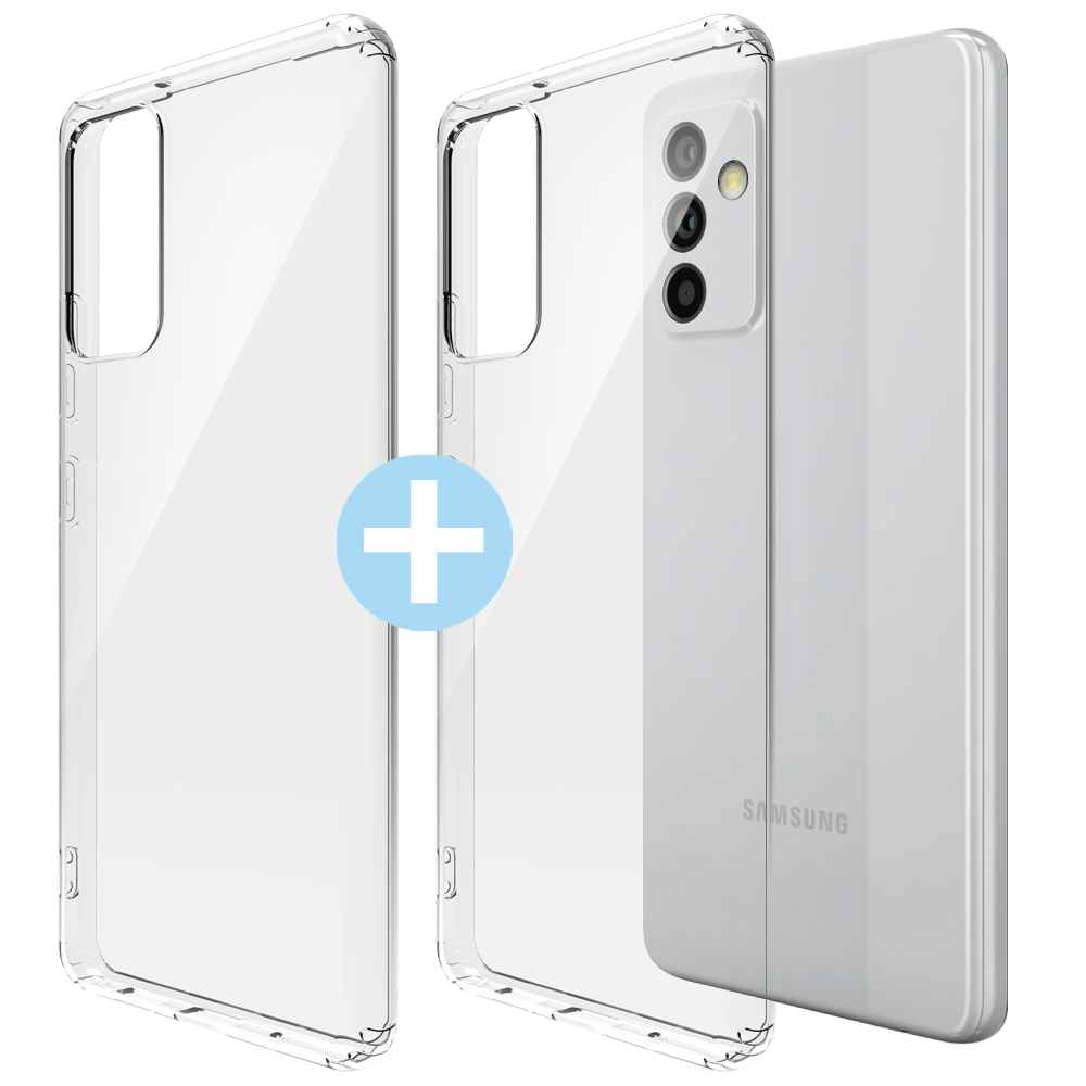 모란카노 슬라임 클리어 젤리 1+1 슬림 케이스 투명, 갤럭시 퀀텀2