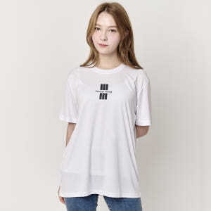 여성 오버핏 반팔 쿨론 쿨티셔츠 냉장고 티셔츠 착용 후기 | 사이즈/핏 총정리 - 상품 이미지 4