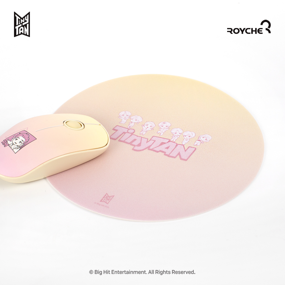 BTS 타이니탄 마우스 단패드 방탄소년단 PC 악세서리 굿즈 핑크 이미지 7