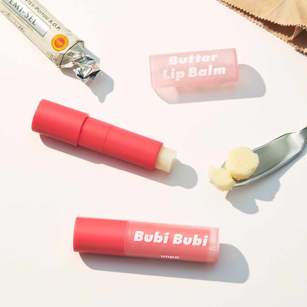 [더블기획/40%⬇️] 언파 부비부비 버터 립밤 3.8g - 상품 이미지