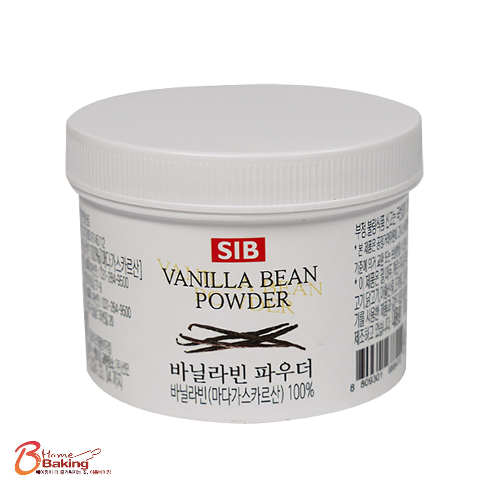 바닐라빈파우더100g(바닐라빈성분100%추출) 분말 베이킹재료 제과제빵 아이스크림 - 메인 이미지