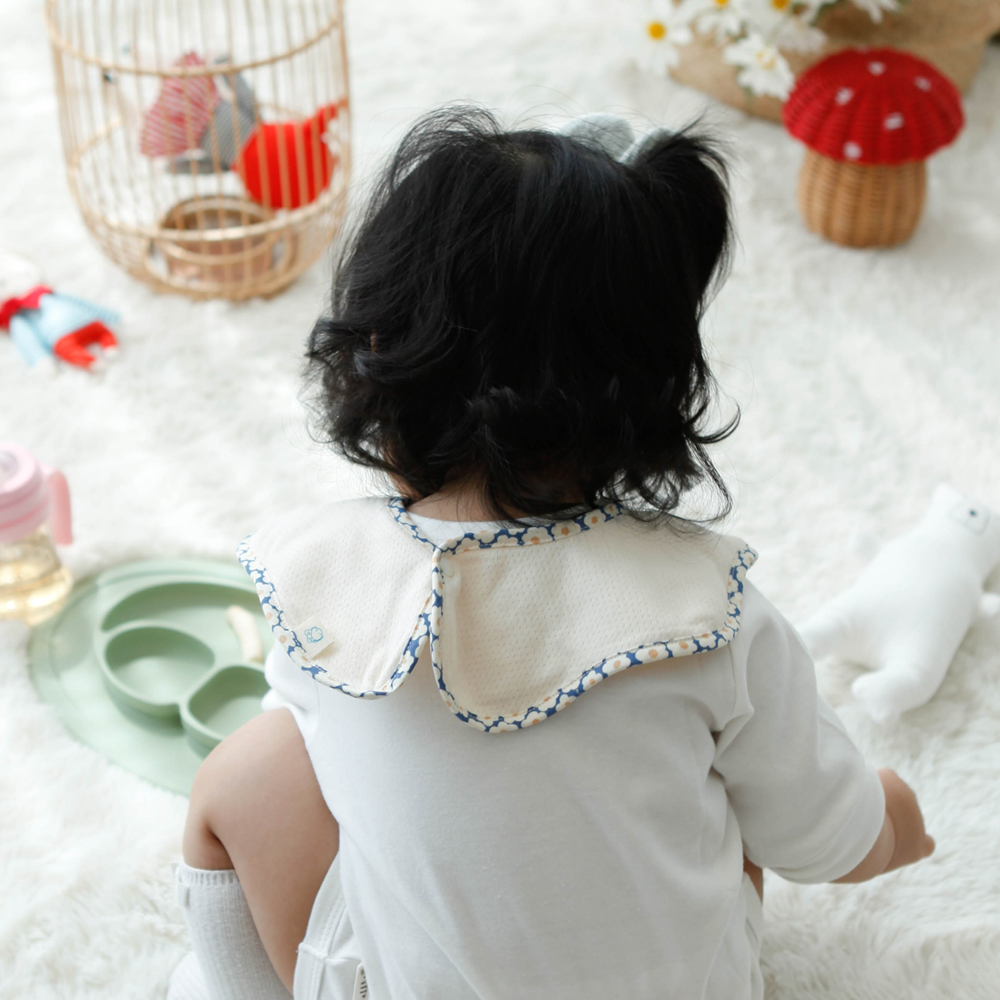 유아 아기 턱받이 신생아 오가닉 롤링 턱받이