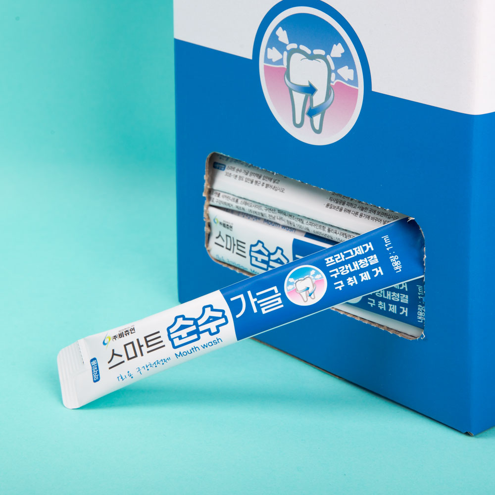 비츄인 스마트순수가글 11ml X 250개 휴대용 대용량 일회용 스틱가글 - 상세 이미지 2