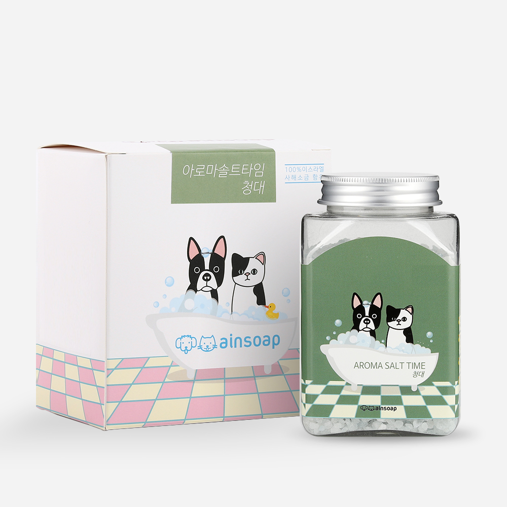 강아지 고양이 스파 이스라엘사해솔트 아로마솔트타임 입욕제 - 상세 이미지 4