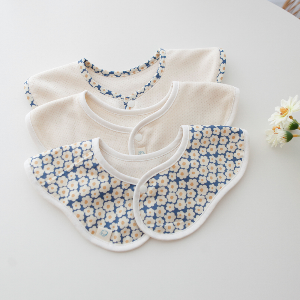 유아 아기 턱받이 신생아 오가닉 롤링 턱받이