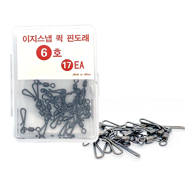 UST 도래 덕용 벌크 낚시 자작 채비 소품 핀도래 7호 이미지 7
