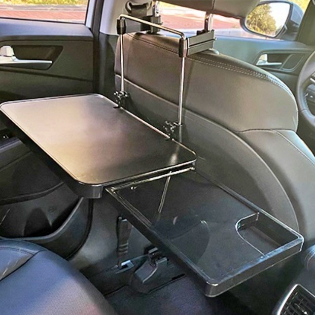 대형 차량용 테이블 자동차트레이 책상 차량 뒷자석 테이블 자동차 식탁 폴딩 운전석 식판