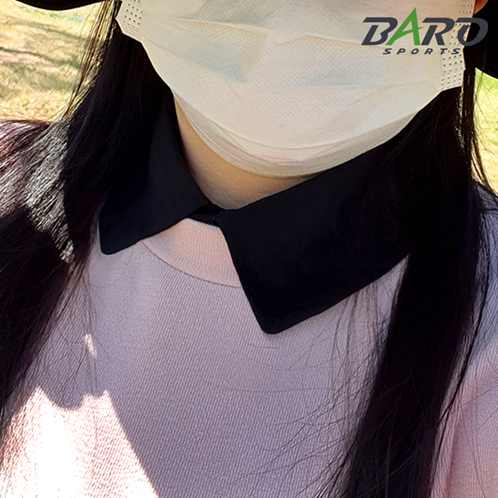 여성 이너 셔츠 넥케이프 페이크 공갈 카라 레이어드 뾰족한 기본 카라 - 상세 이미지 2