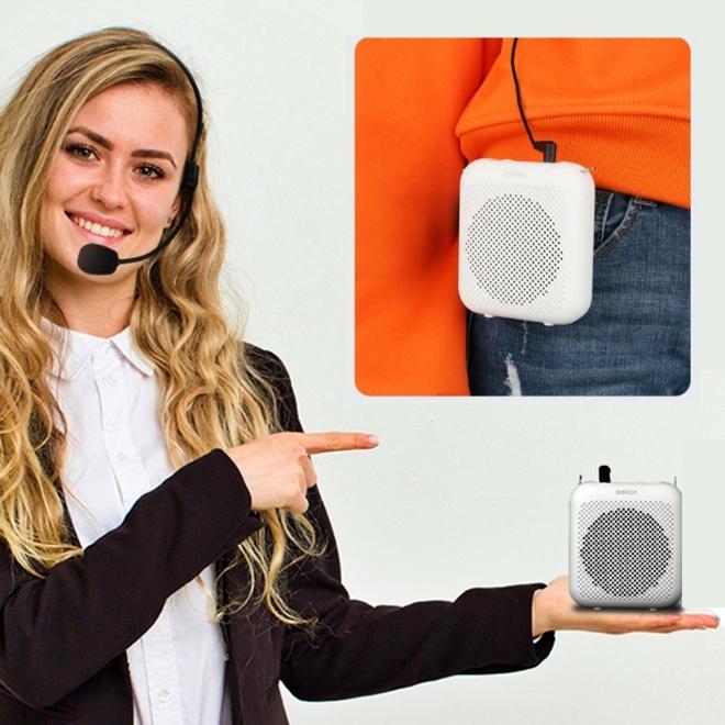 휴대용 마이크 스피커 방송용 교사용 행사용 헤드셋 무선마이크앰프