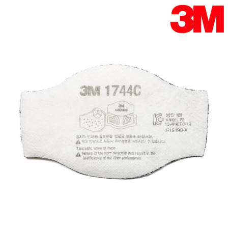3M 3M 1744C 활성탄 방진필터 직결식 1700 호환 1급