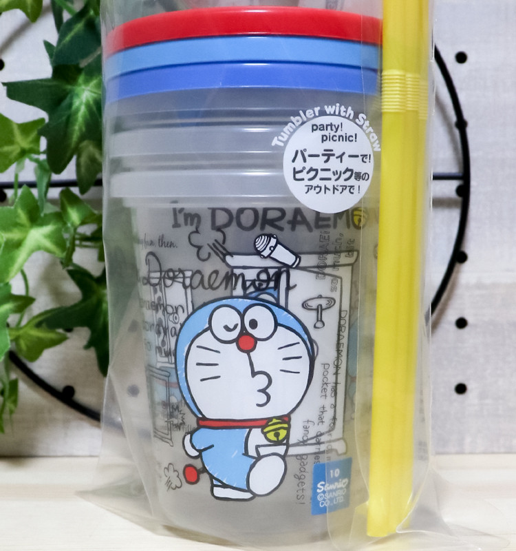 스케이터 도라에몽 빨대컵 320ml 3세트 - 하카타몰
