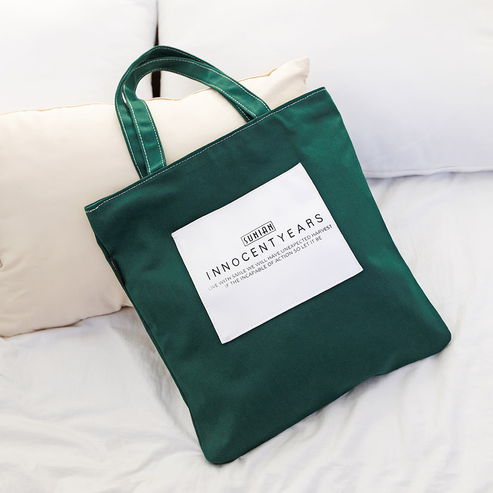프롬헤븐 이노센트 숄더 에코 캔버스백 - 상세 이미지 4