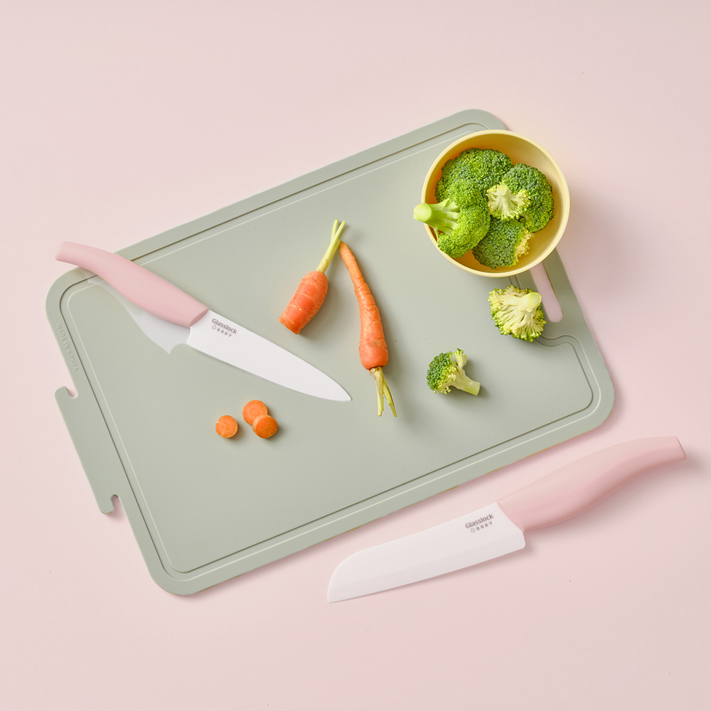 글라스락 베이비 이유식 칼 3종 세트