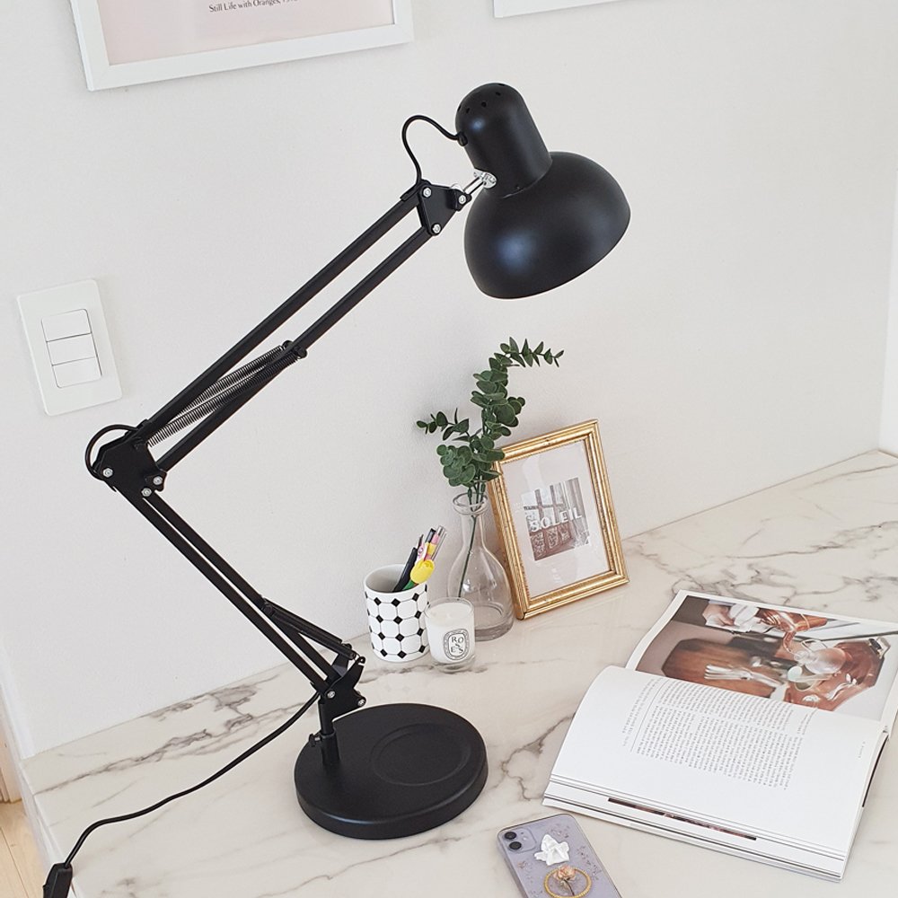 책상 스탠드조명 독서등 공부스탠드 집게조명