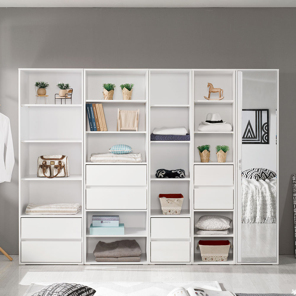 프레소 틈새 수납장 거실 미니 옷 베란다 슬림 다용도 5단 폭좁은 침대 오픈