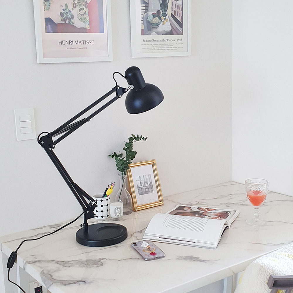책상 스탠드조명 독서등 공부스탠드 집게조명