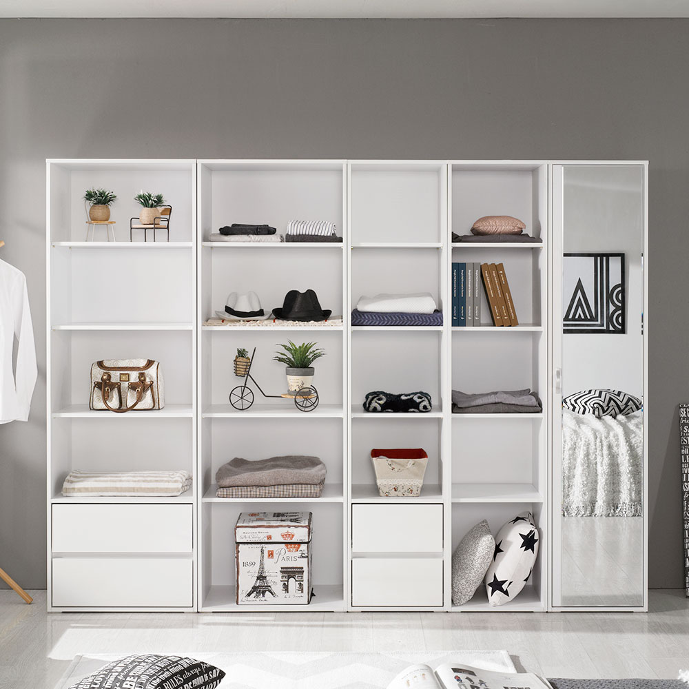 프레소 틈새 수납장 거실 미니 옷 베란다 슬림 다용도 5단 폭좁은 침대 오픈