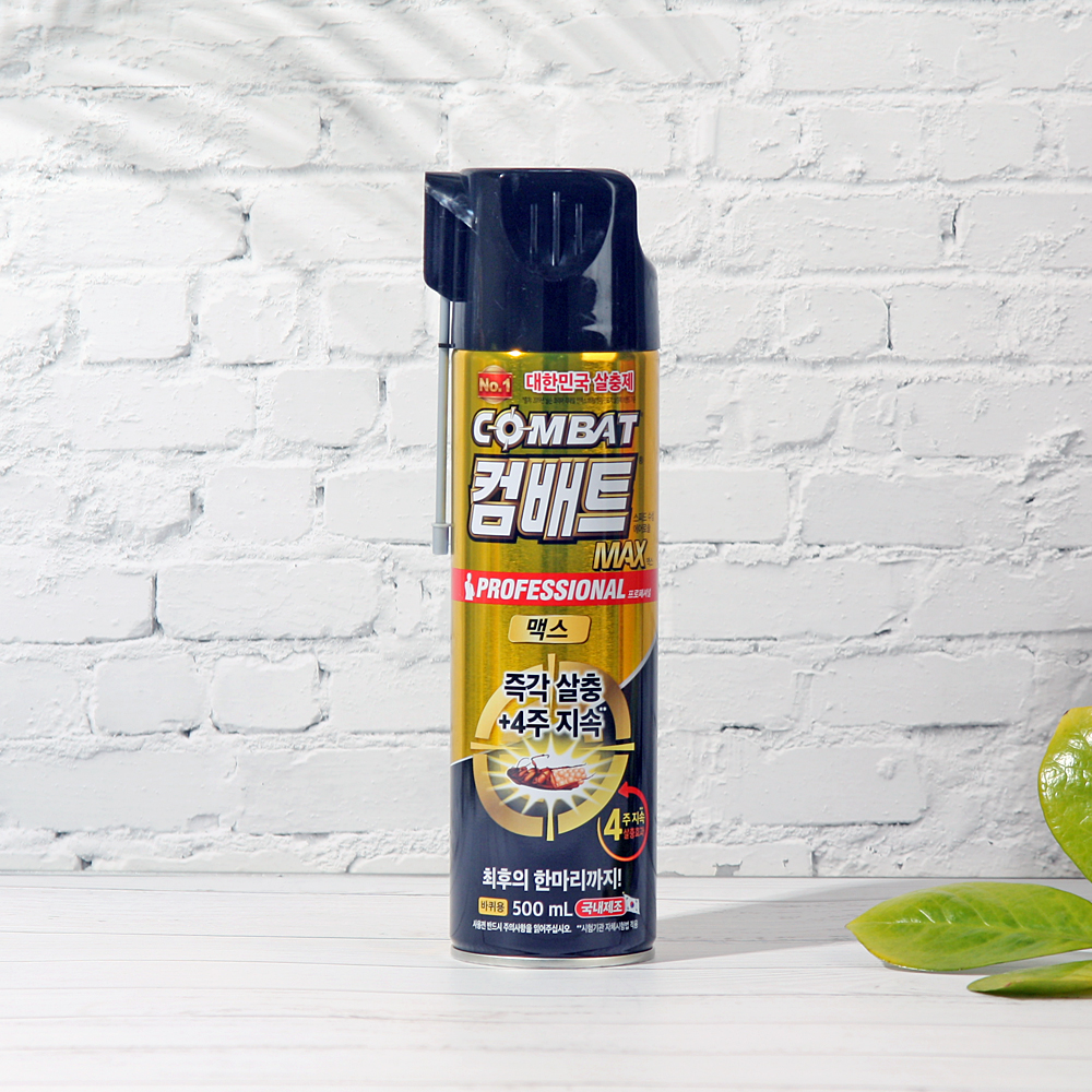 컴배트 프로페셔널 바퀴 개미 해충 에어졸 500ml - 상세 이미지 4