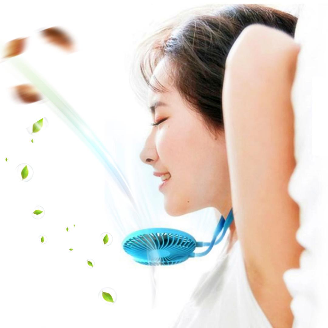목에거는선풍기 목걸이형 선풍기 낚시 넥에어컨 넥밴드선풍기