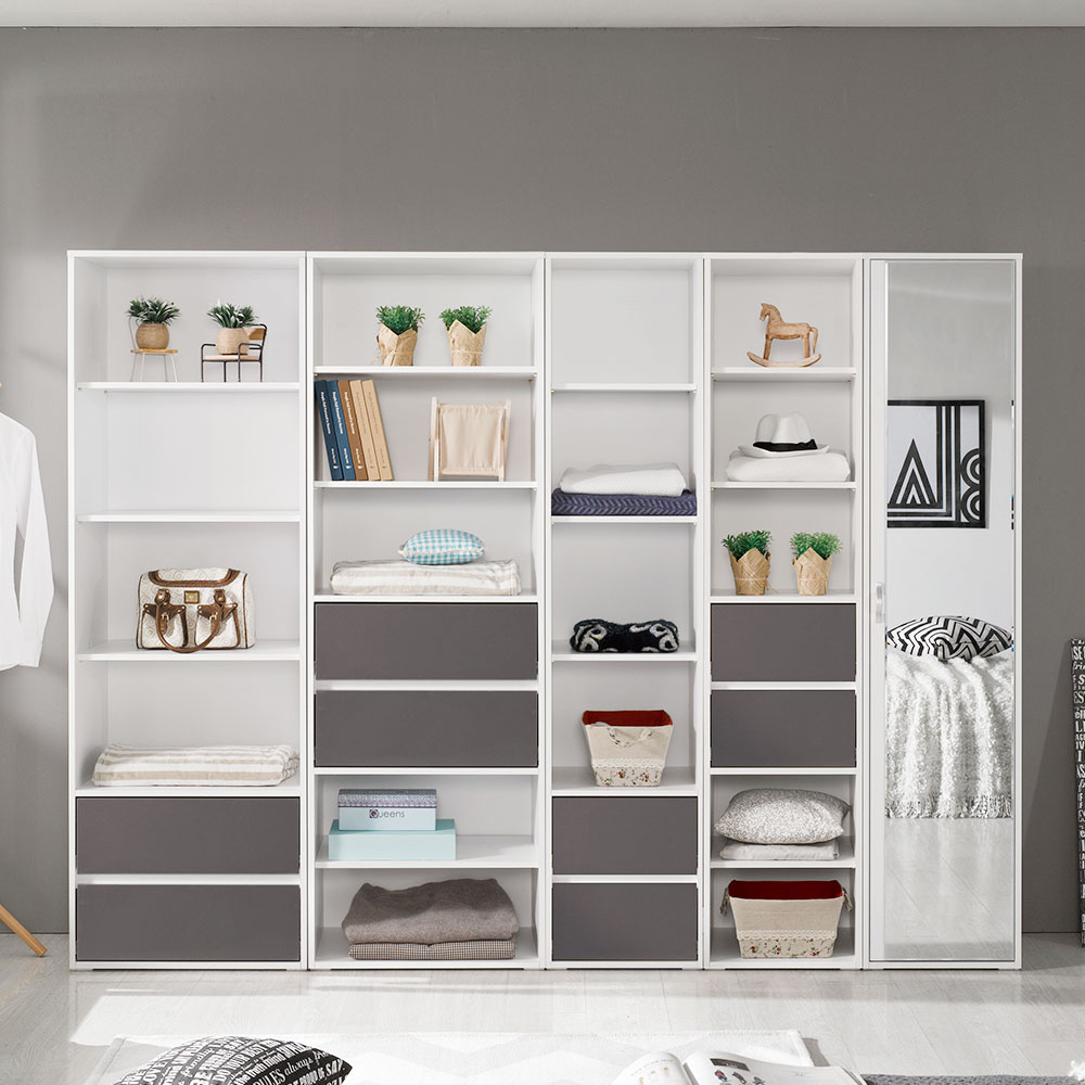 프레소 틈새 수납장 거실 미니 옷 베란다 슬림 다용도 5단 폭좁은 침대 오픈