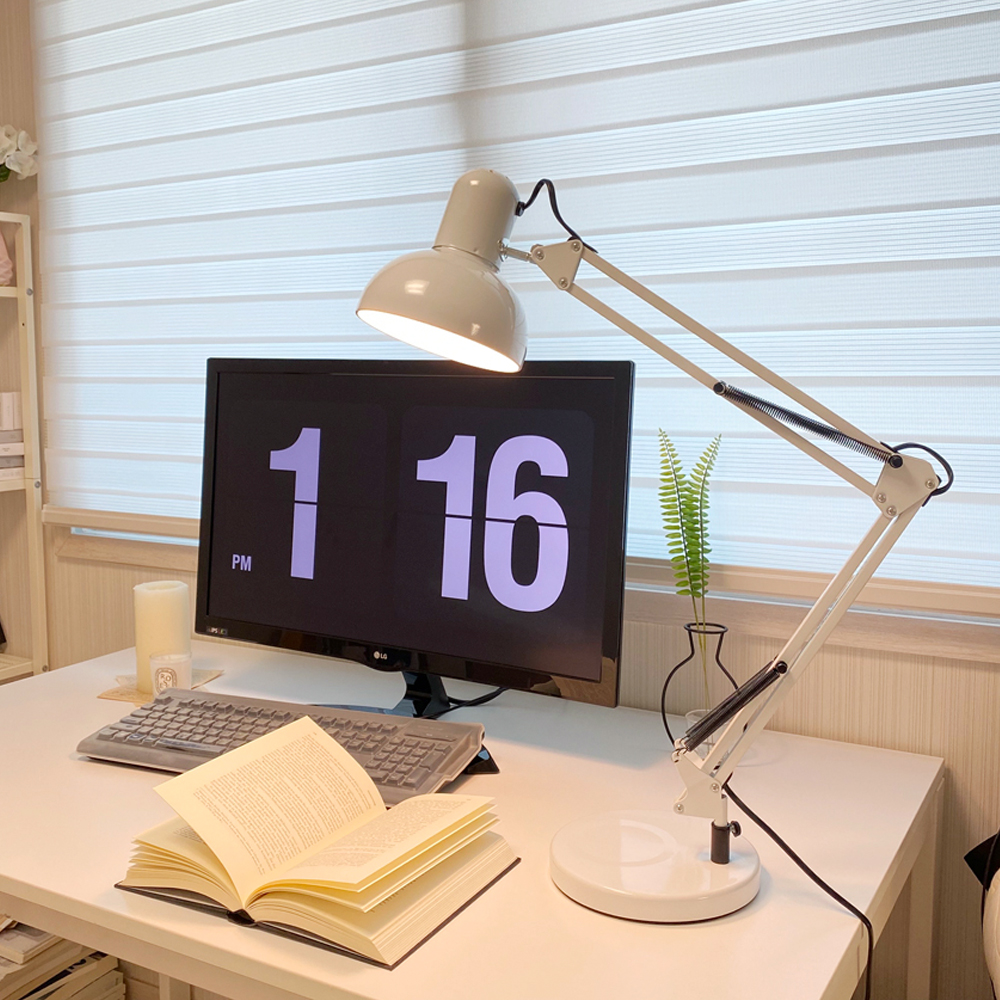 책상 스탠드조명 독서등 공부스탠드 집게조명