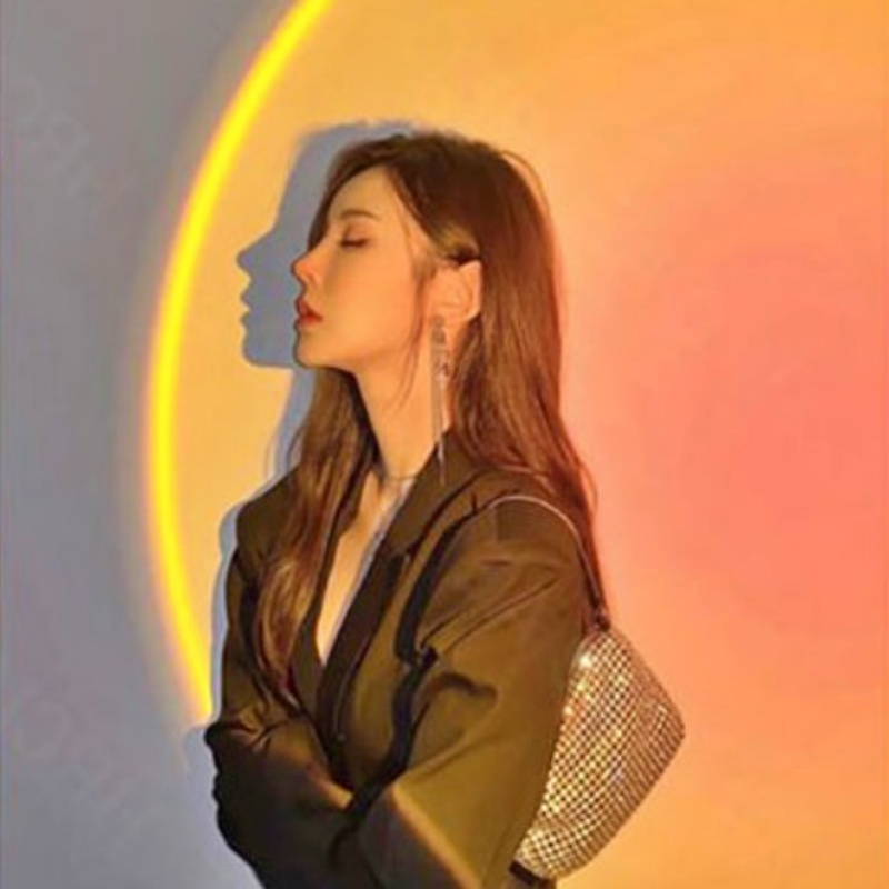 노을 조명 석양 무드등 파티 간접 촬영 조명 감성 캠핑 전구 led 램프 특이한 아기방 - 상품 이미지