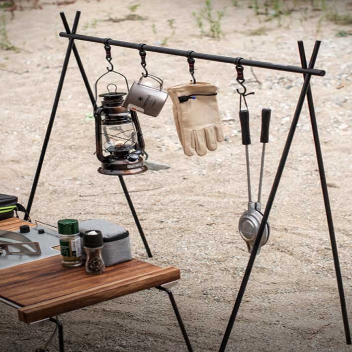감성 캠핑 소품 거치대 인디언 행어 알루미늄 걸이 컵 링크 스틸 행거 고리 받침대 철제