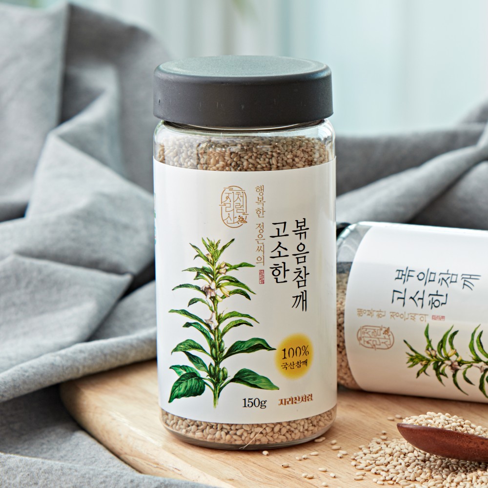 국내산 볶은 햇참깨 고소한 볶음참깨 150g