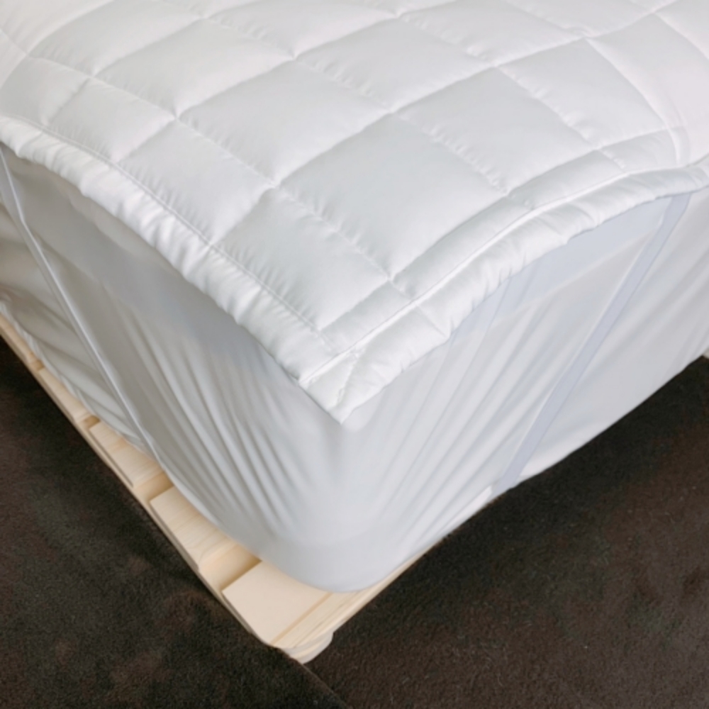 사계절 침대패드 매트리스 고정밴드 SS 화이트 누빔 알러지케어