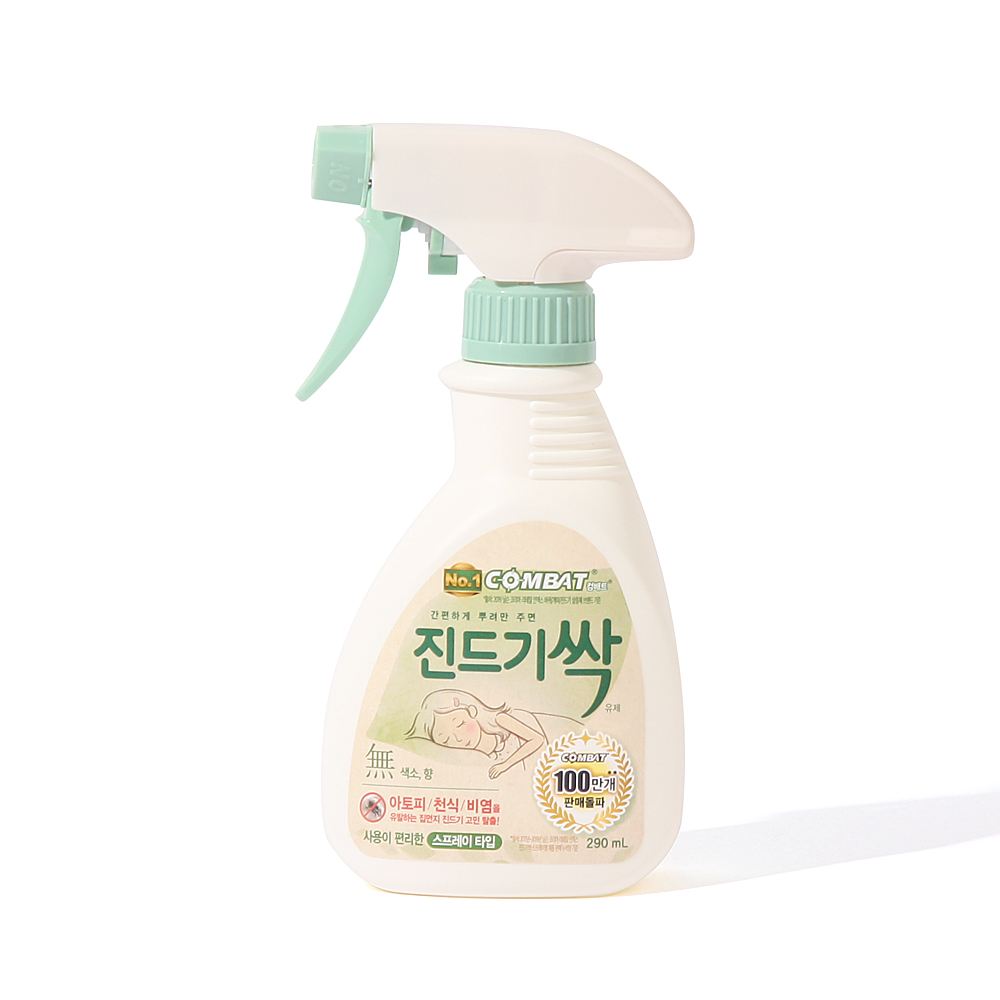 컴배트 진드기 싹 시트형 4개입 / 스프레이형 290ml 1개 - 상세 이미지 2