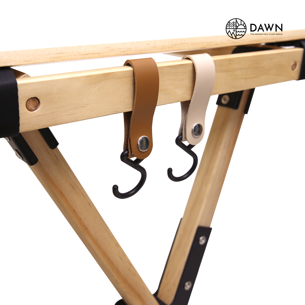 던 감성 캠핑 용품 다용도 보관 걸이 캠핑 행어 가죽 고리