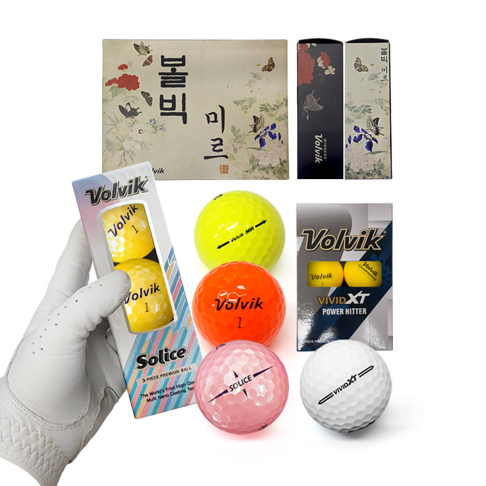 볼빅 골프공 선물 3구 6구 12구 홀인원 기념품 2피스 3피스 4피스